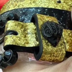 Kurt Geiger | Accessories | Kurt Geiger Belt Metallic Gold  display picture 3
